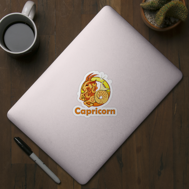 Capricorn zodiac sign by tonkashirts